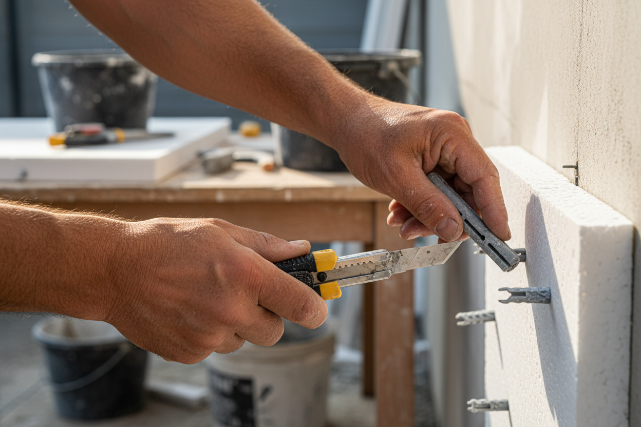 Isolation extérieure à Arles en intervention